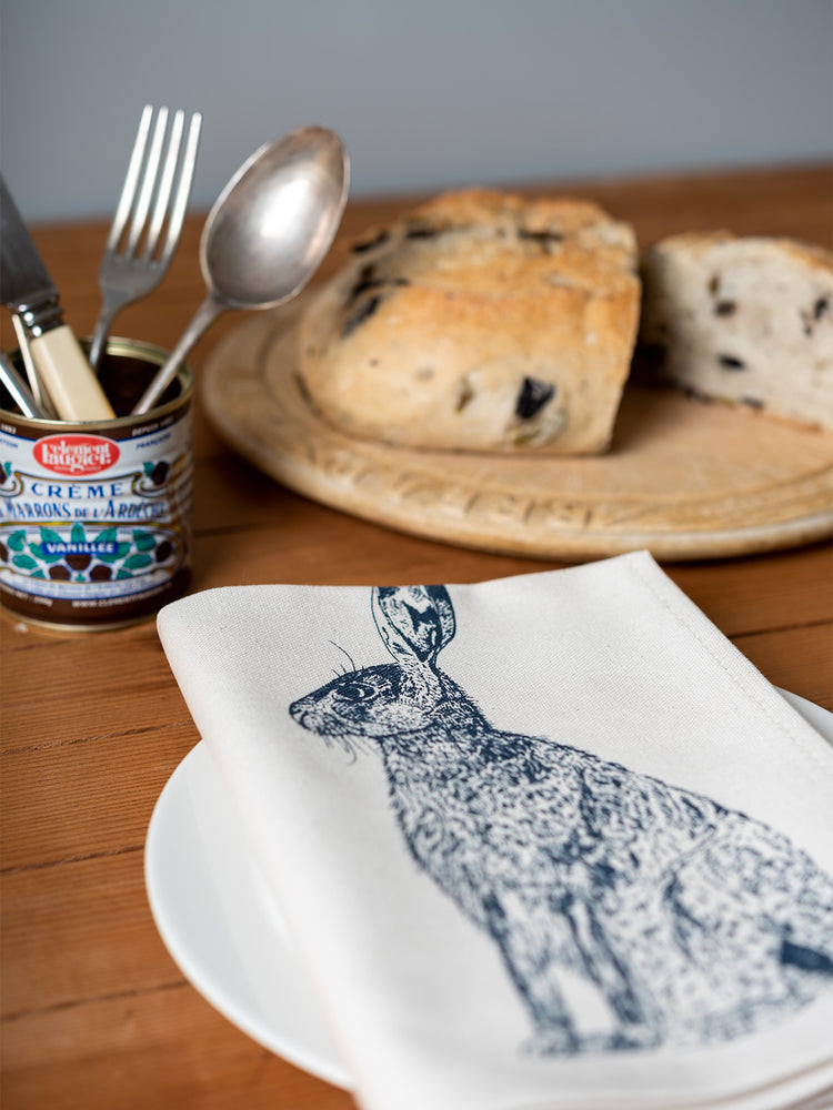 Lottie Day Wildlife Collection featuring handprinted hares, dahlias and countryside-inspired textiles made in Norfolk