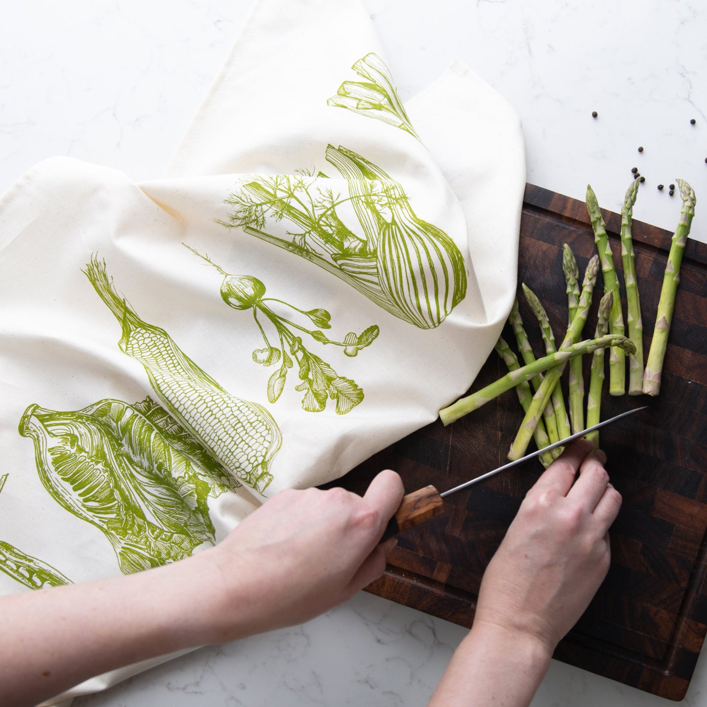 Harvest Veg Tea Towel