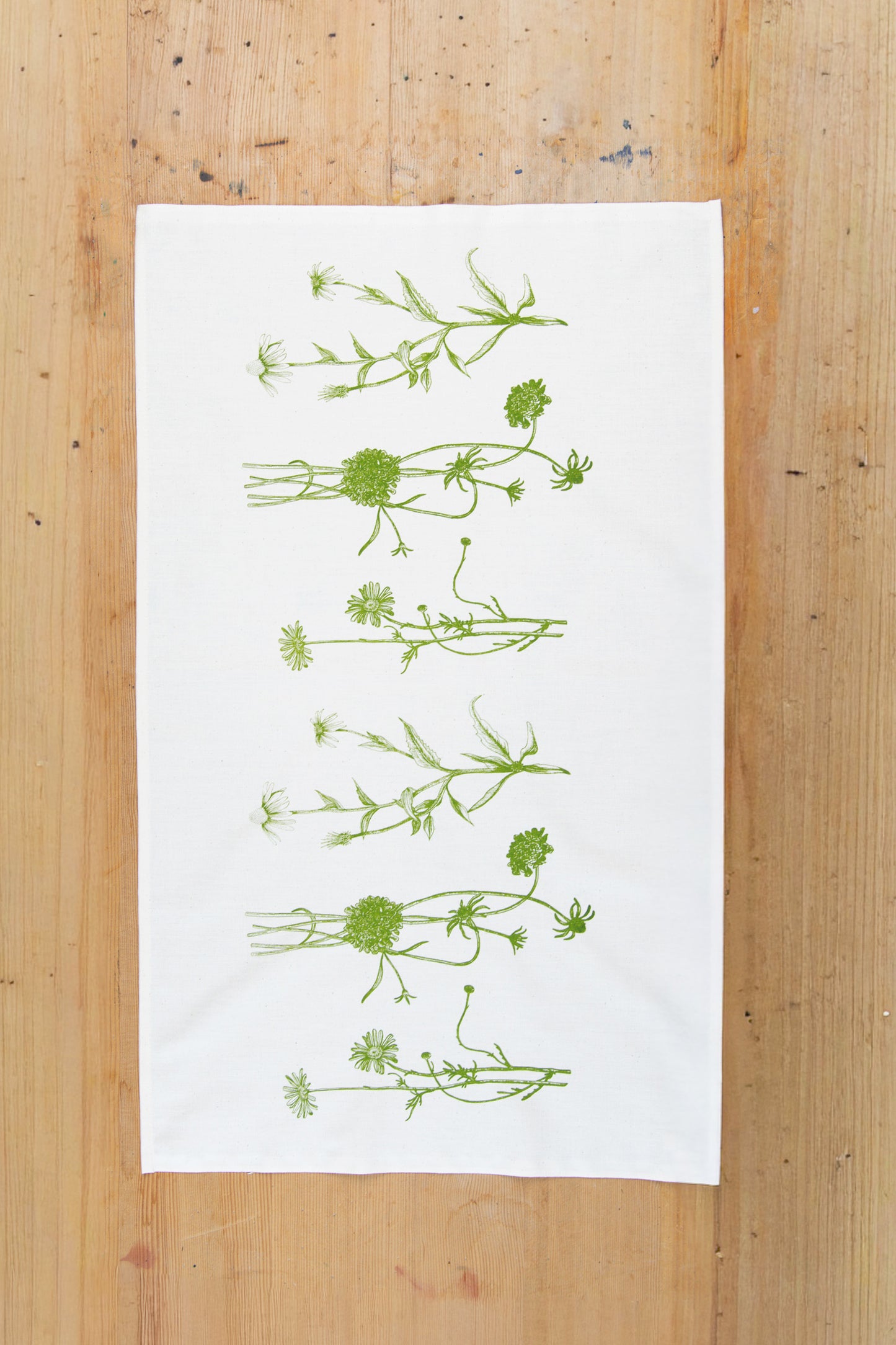 Garden Flowers Tea Towel