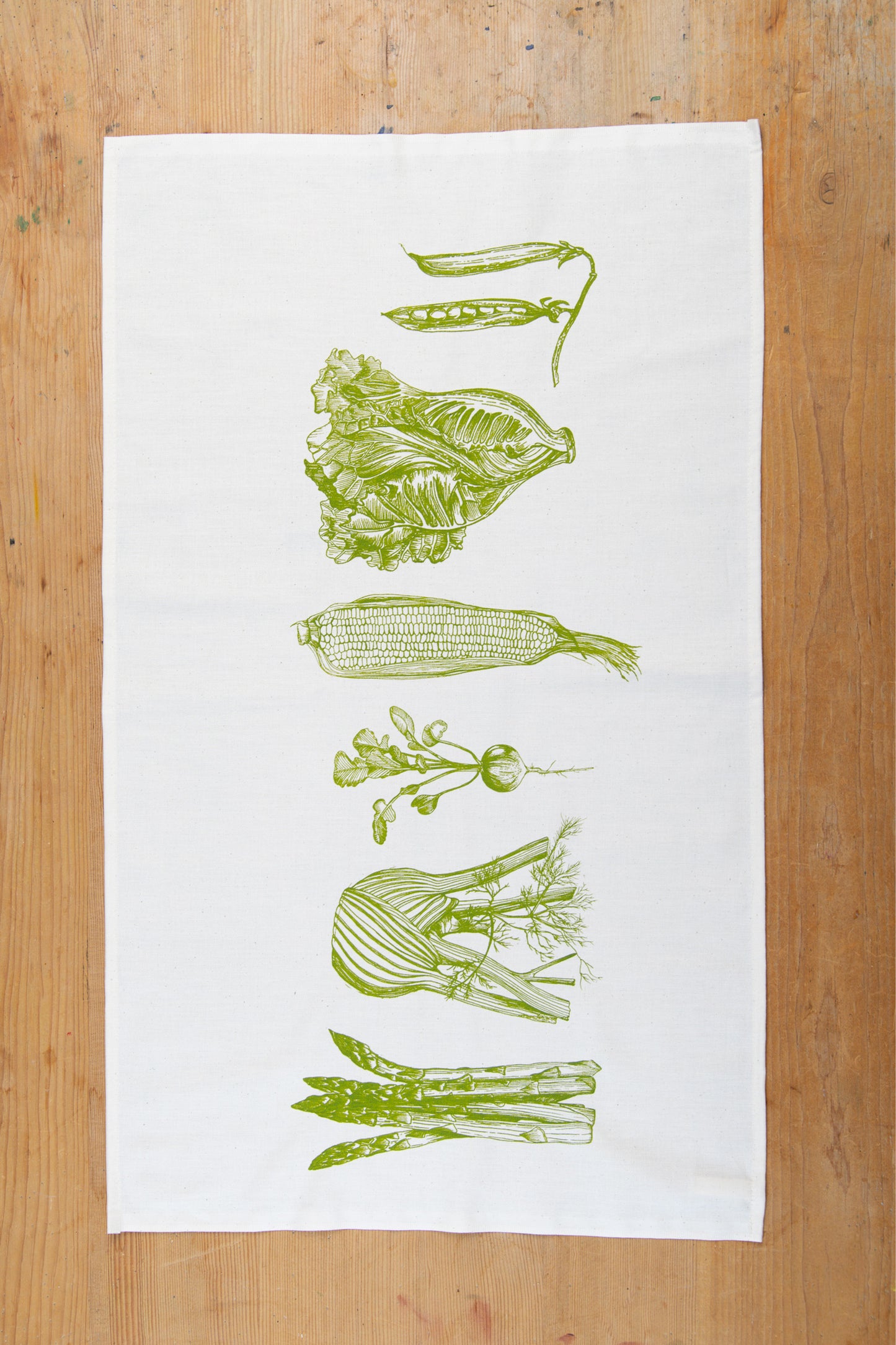 Harvest Veg Tea Towel