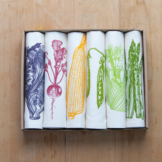 Harvest Vegetable Napkin Gift Set